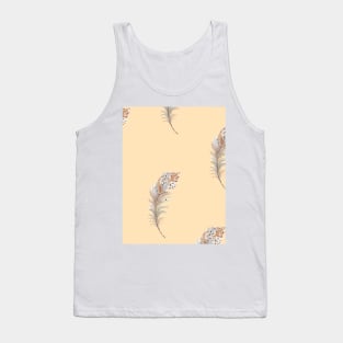 Boho feather pattern Tank Top